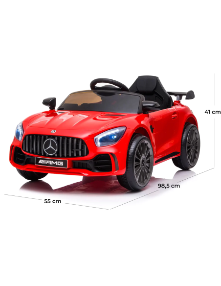 Voiture électrique enfants LT915 Mercedes AMG GTR 12V Lumières Sons Télécommande