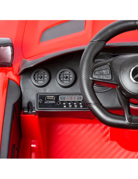 Voiture électrique enfants LT915 Mercedes AMG GTR 12V Lumières Sons Télécommande