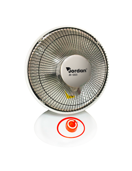 Chauffage electrique parabolique fibre carbone Jordan JR 0503 diametre 35 cm