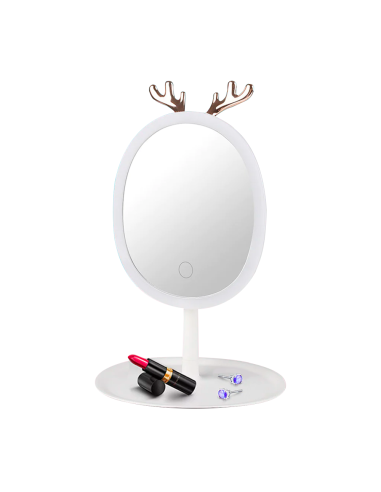 Miroir maquillage cosmétique avec éclairage LED...