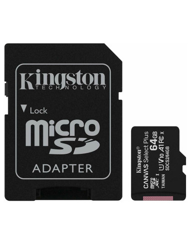 Kingston Canvas Select Plus SDCS2/64GB Carte...