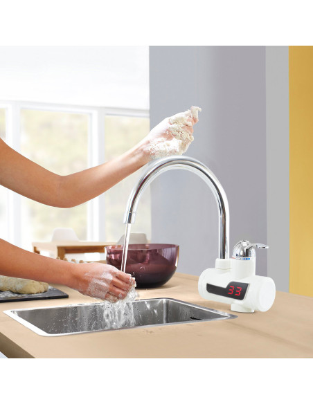 111238 Robinet électrique à température chaude instantanée avec mitigeur douche