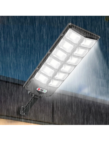 Lampadaire Solaire 1000 lumen avec Détecteur...