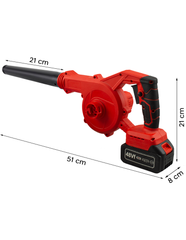 Aspirateur souffleur à batterie sans fil...