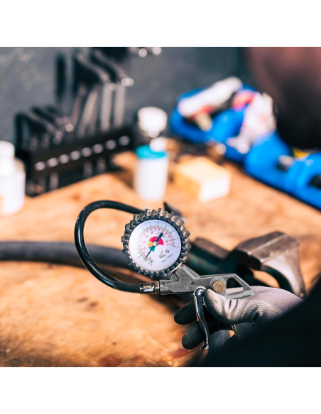 Accessoires pour Compresseur Gonfleur de Pneus Manomètre pour Automobiles