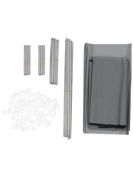 Économiseur d'espace chaussures avec 7 étagères en tissu TNT structure modulaire