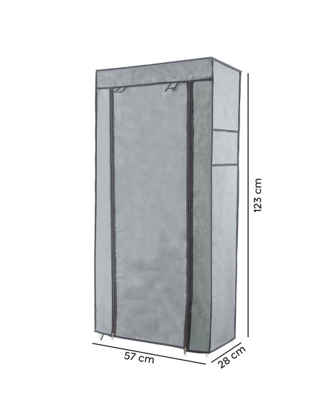 Économiseur d'espace chaussures avec 7 étagères en tissu TNT structure modulaire