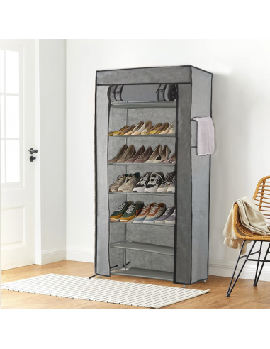 Économiseur d'espace chaussures avec 7 étagères...