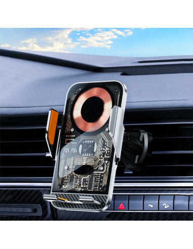 Support voiture avec chargement sans fil 20W...