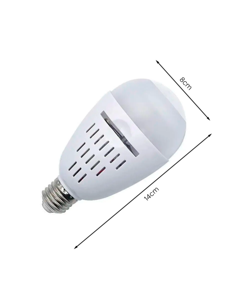 Ampoule LED RVB de 4W avec projection d'images en mouvement, douille E27