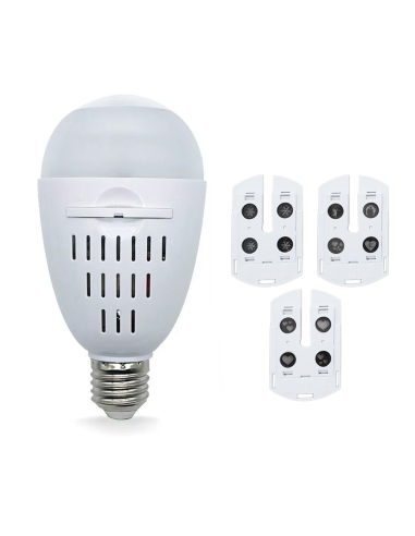 Ampoule LED RVB de 4W avec projection d'images...