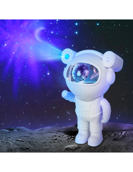 Projecteur d'étoiles astronautique avec Bluetooth, minuterie et télécommande