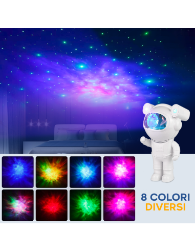 Projecteur d'étoiles astronautique avec...