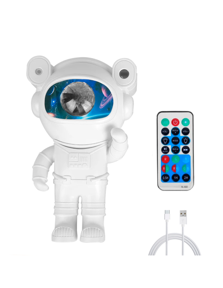 Projecteur d'étoiles astronautique avec Bluetooth, minuterie et télécommande
