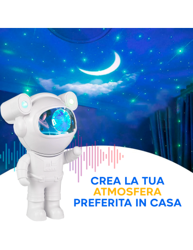 Projecteur d'étoiles astronautique avec...