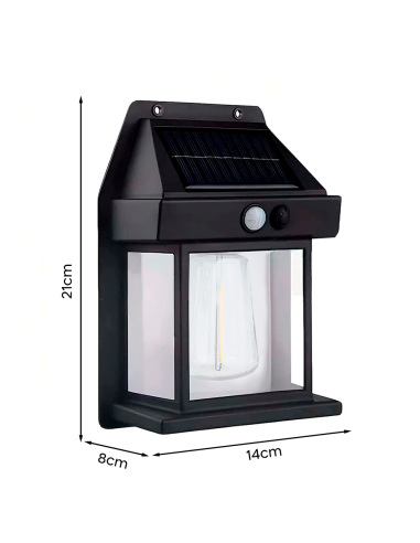 Lampe murale solaire rechargeable extérieur...