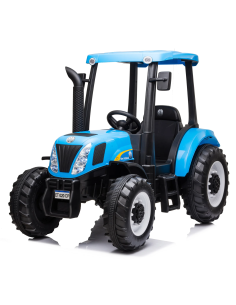 Tracteur électrique enfants New Holland BIG LT935 12V...