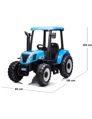 Tracteur électrique enfants New Holland BIG...