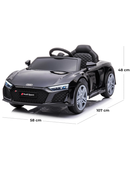 Voiture électrique pour enfants Audi R8 Sport LT936 12V lumières LED et sons