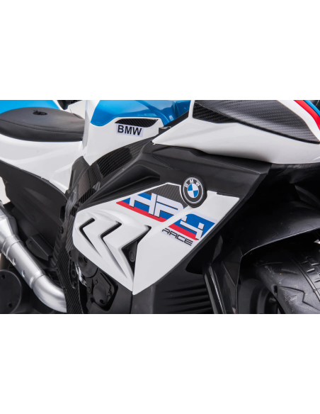 Moto électrique pour enfants BMW HP4 Sport à 3 roues avec licence officielle 12V