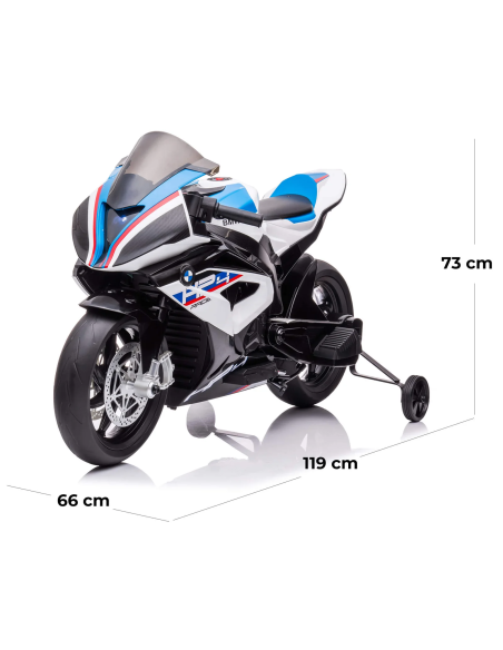 Moto électrique pour enfants BMW HP4 Race à 2 roues avec licence officielle, 12V