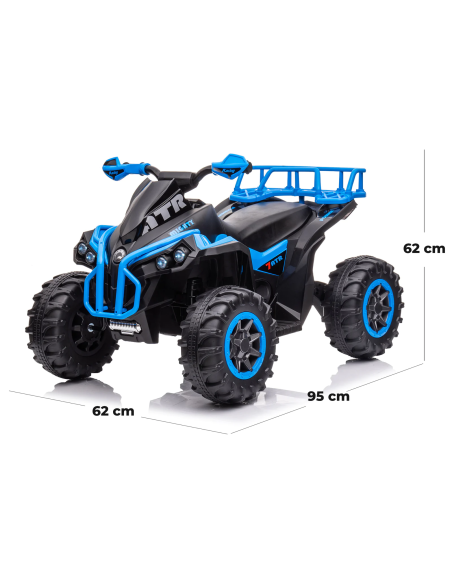 Quad électrique enfants LT940 ATV 12v 4X4 avec télécommande lumières et sons LED