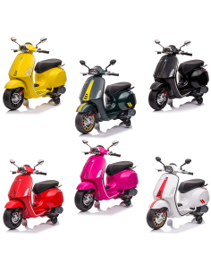 Moto électrique enfants LT941 Piaggio Vespa Sprint 12V...