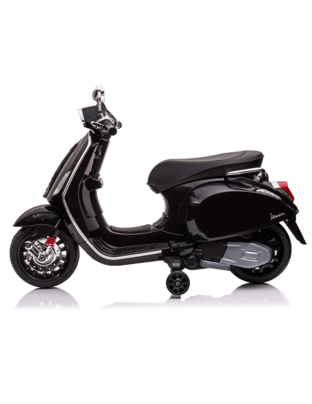 Moto électrique enfants LT941 Piaggio Vespa Sprint 12V avec lumières et sons LED