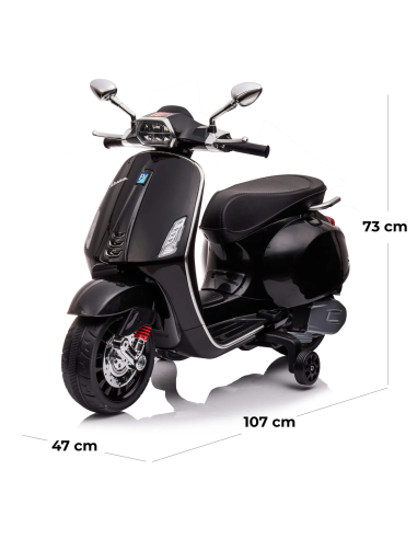 Moto électrique enfants LT941 Piaggio Vespa...