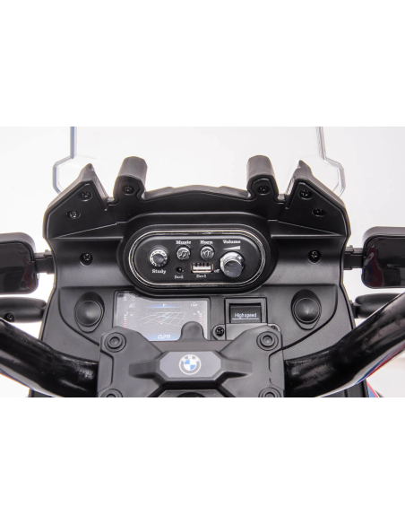 Moto électrique pour enfants LT943 BMW GS 850F 12V licence lumières LED et sons