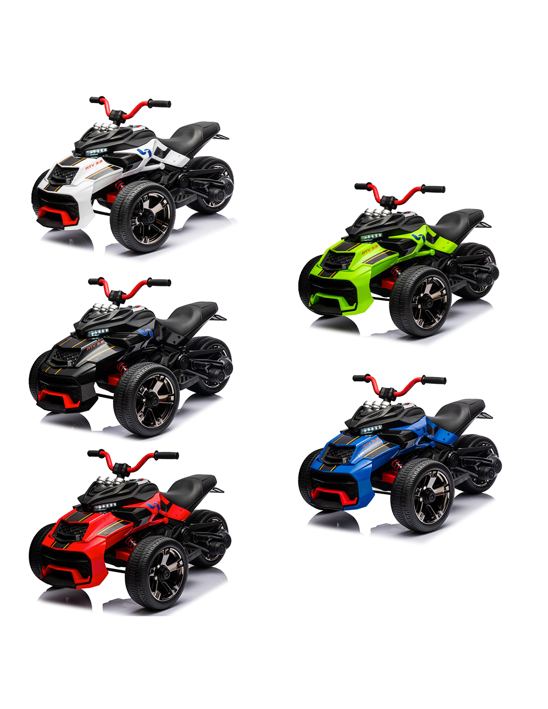 Quad électrique enfants LT940 ATV 12v 4X4 avec télécommande lumières et  sons LED