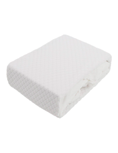 Housse matelas lit individuel coton Jacquard 100x200,...