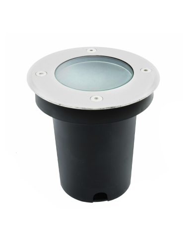 Spot encastrable LED rond IP65 avec douille GU10 résistant au sol