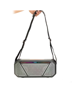 Enceinte stéréo portable Bluetooth sans fil lumières RVB... 2