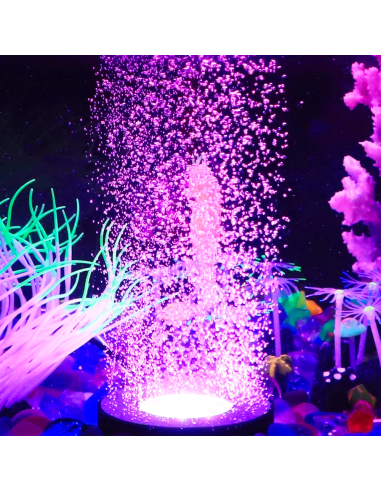 Lampe à bulles d'aquarium à LED RVB Éclairage...