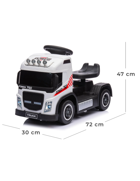 Chariot électrique pour enfants LT950, petit camion 6V avec lumières et sons LED