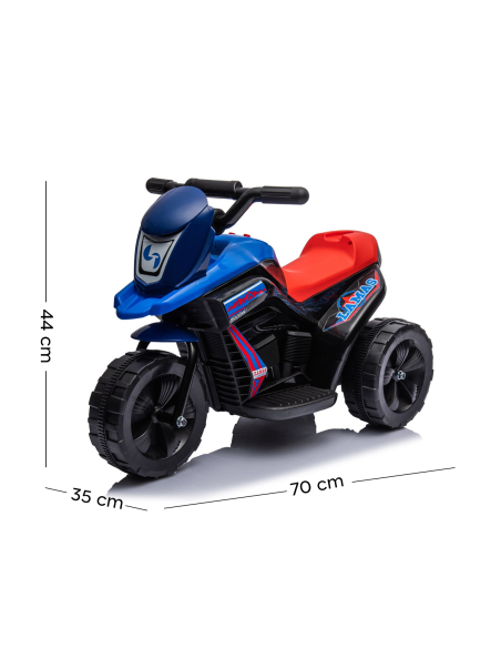 Mini moto électrique pour enfants LT953 Poket 6V avec lumière LED sons et pédale