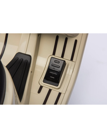 Moto électrique enfants LT958 Vespa avec petit side-car 6V lumières LED et son