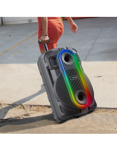 Haut-parleur Bluetooth portable caisson de...