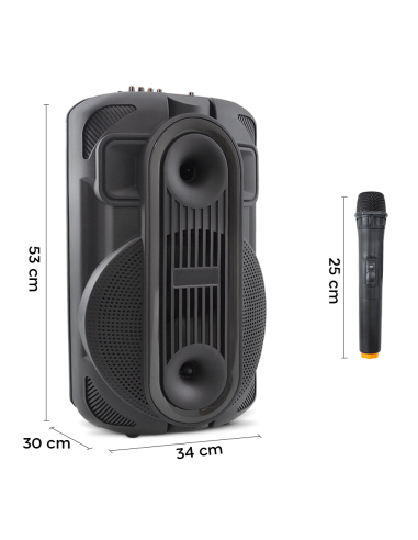 Haut-parleur Bluetooth portable caisson de...