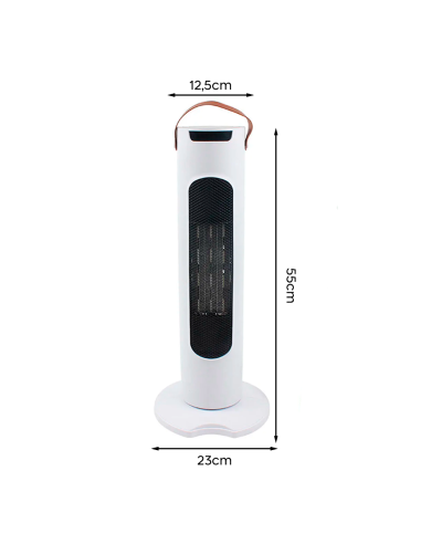 Chauffage électrique 2000W Colonne Affichage...