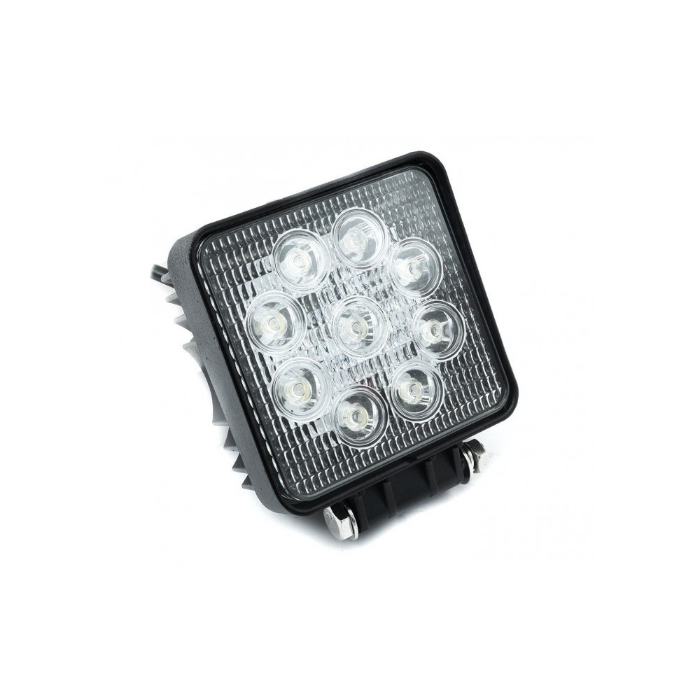 FARD -27w - 9 LED lumière froide / Convient pour voiture - camion - bateau (carré) 