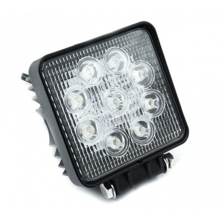 FARD -27w - 9 LED lumière froide / Convient pour voiture - camion - bateau (carré) 