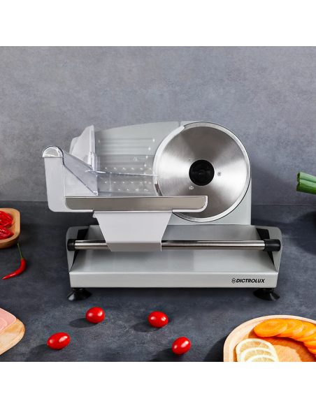 Trancheuse électrique de comptoir Dictrolux 200W lame inox 19cm