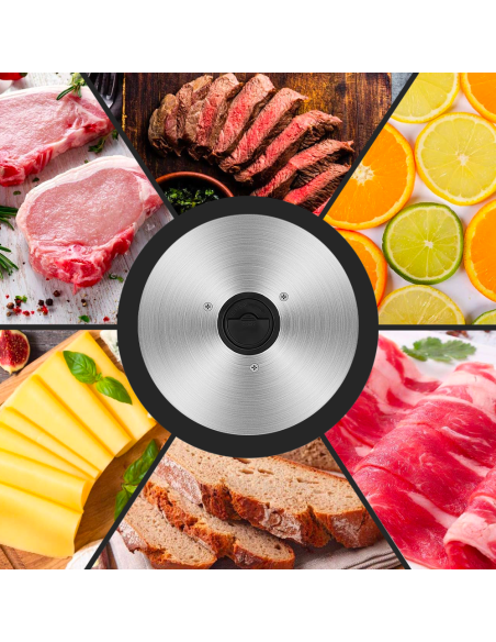 Trancheuse électrique de comptoir Dictrolux 200W lame inox 19cm