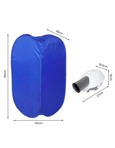 Sèche-linge électrique pliable et portable à...
