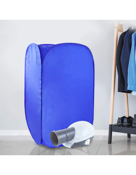 Sèche-linge électrique pliable et portable à circulation d'air chaud 800W