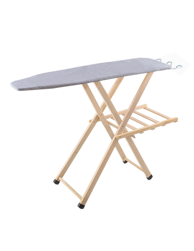 Table à repasser en bois LADY pliable avec...