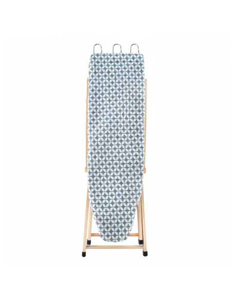 Table à repasser en bois LADY pliable avec support pour chaudière 79x35x121cm