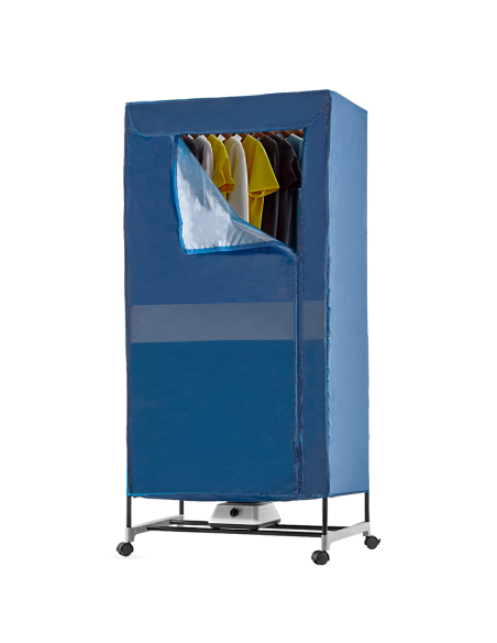 Sèche-linge électrique portable à air chaud support vêtements pour armoire 1100W